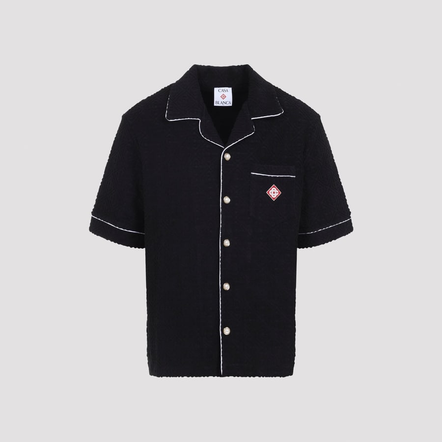 CASABLANCA Casablanca Towelling Monogram Shirt, view 3