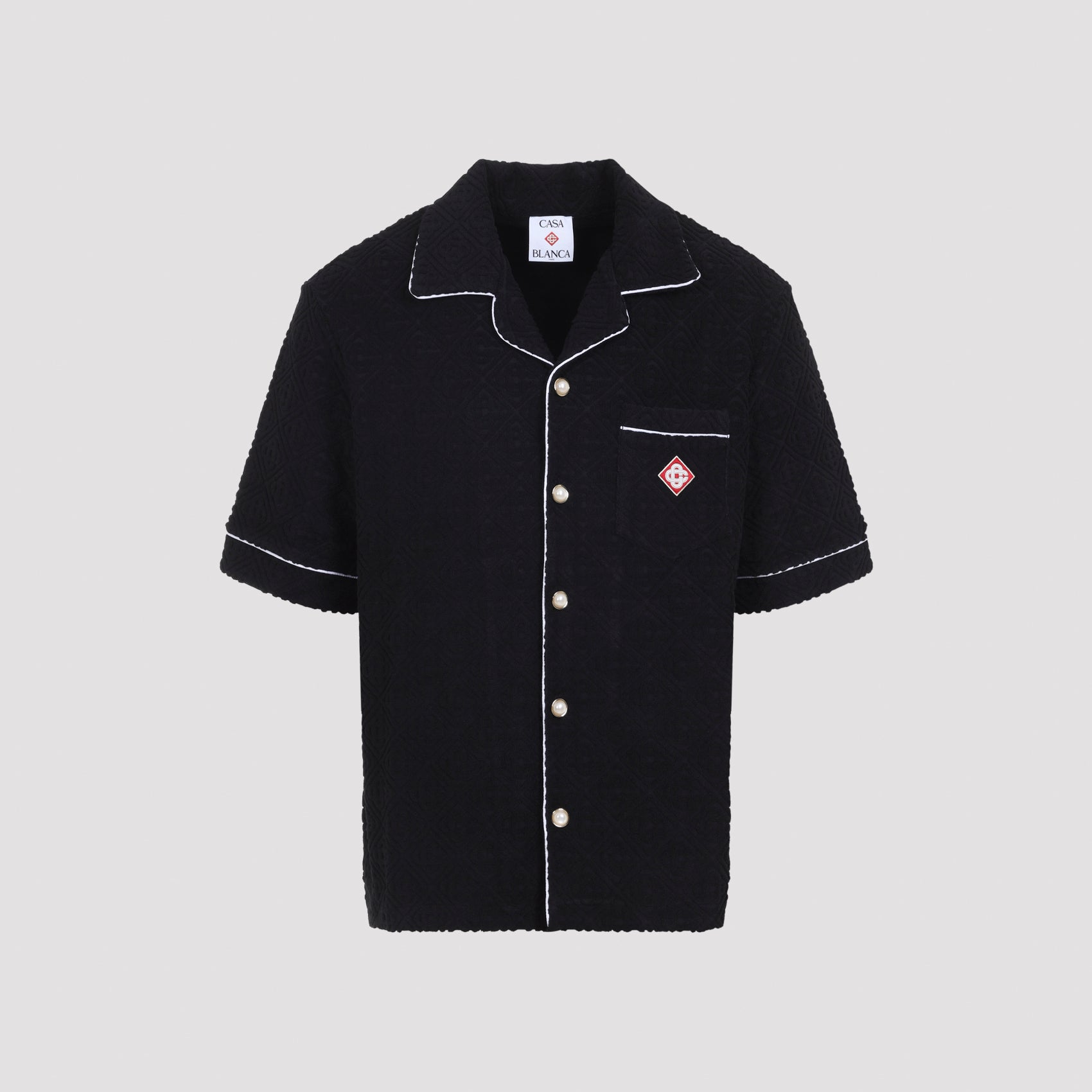 CASABLANCA Casablanca Towelling Monogram Shirt