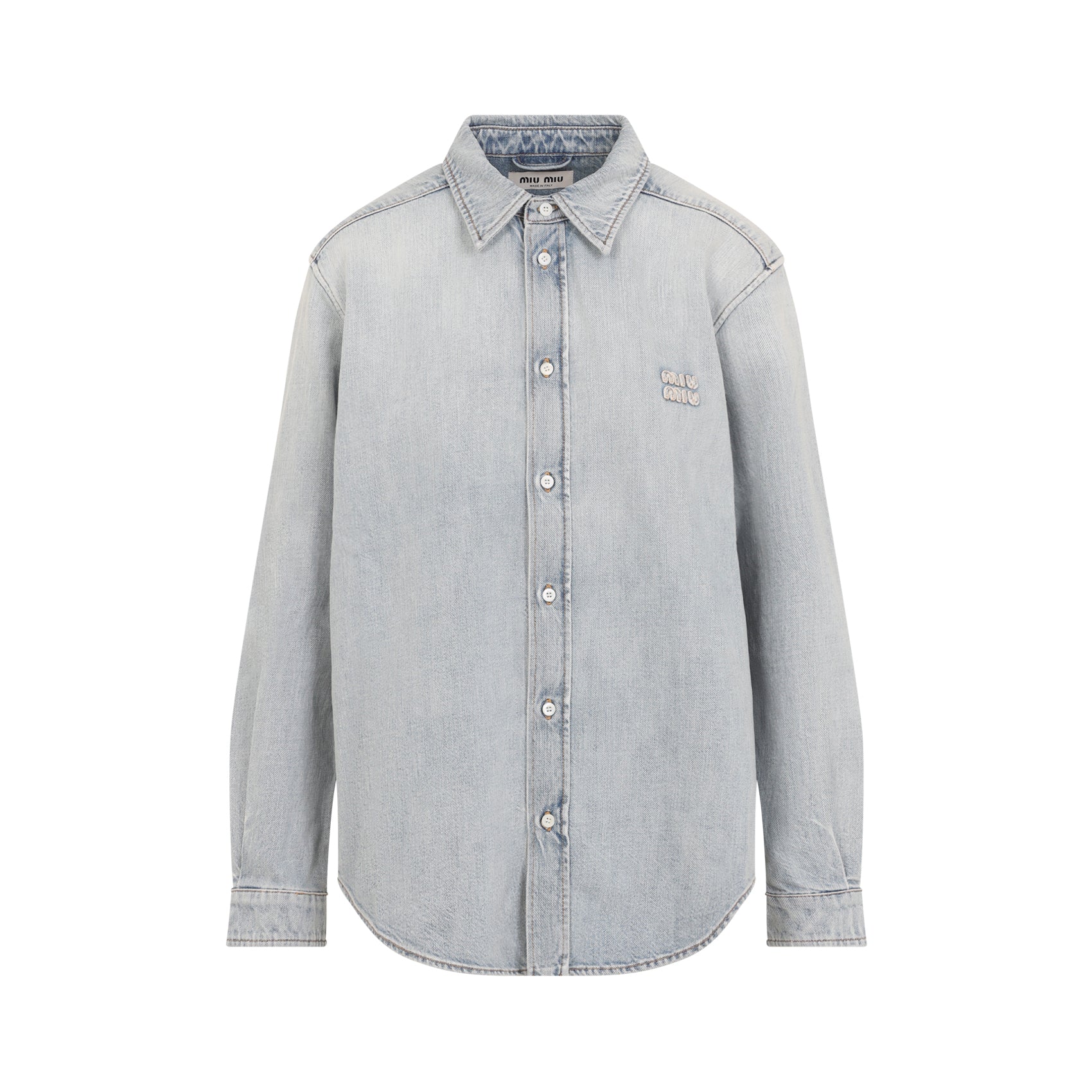 Miu Miu Miu Miu Denim Shirt, view 2