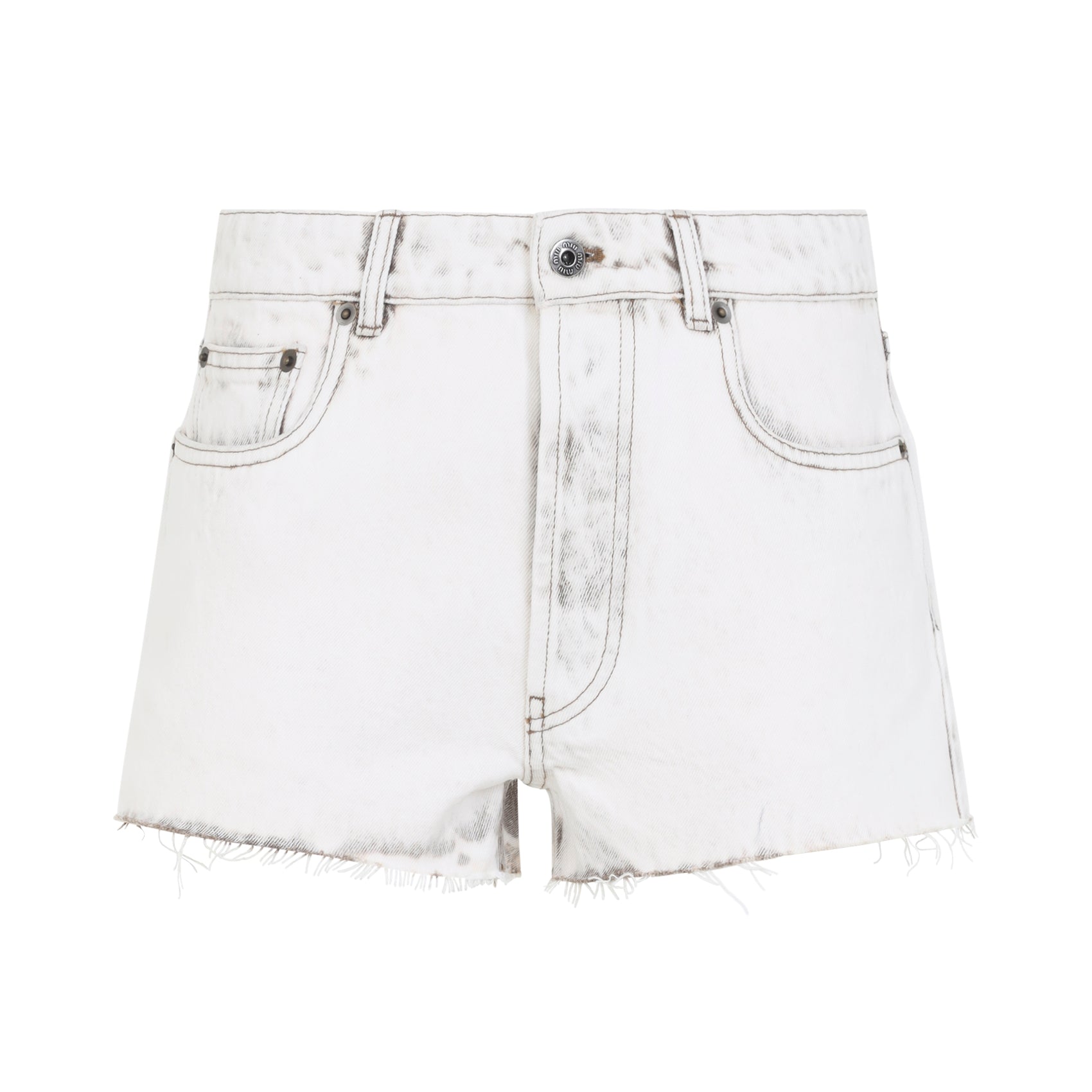 Miu Miu Miu Miu Denim Short, view 2