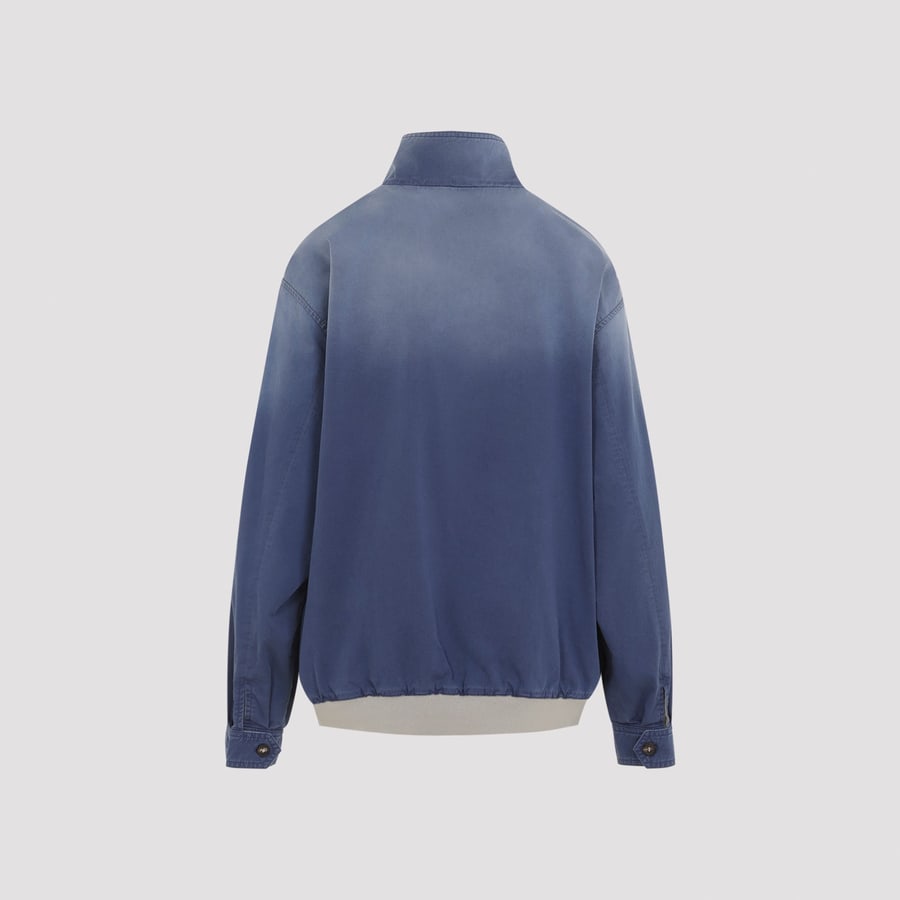 Miu Miu Miu Miu Old  Washed Twill Blouson, view 4