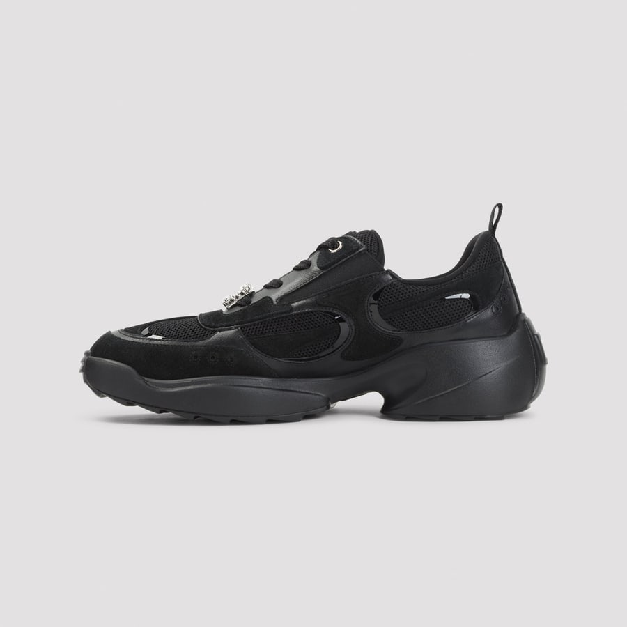 Roger Vivier Roger Vivier Run Mini Strass Lace-Up, view 4