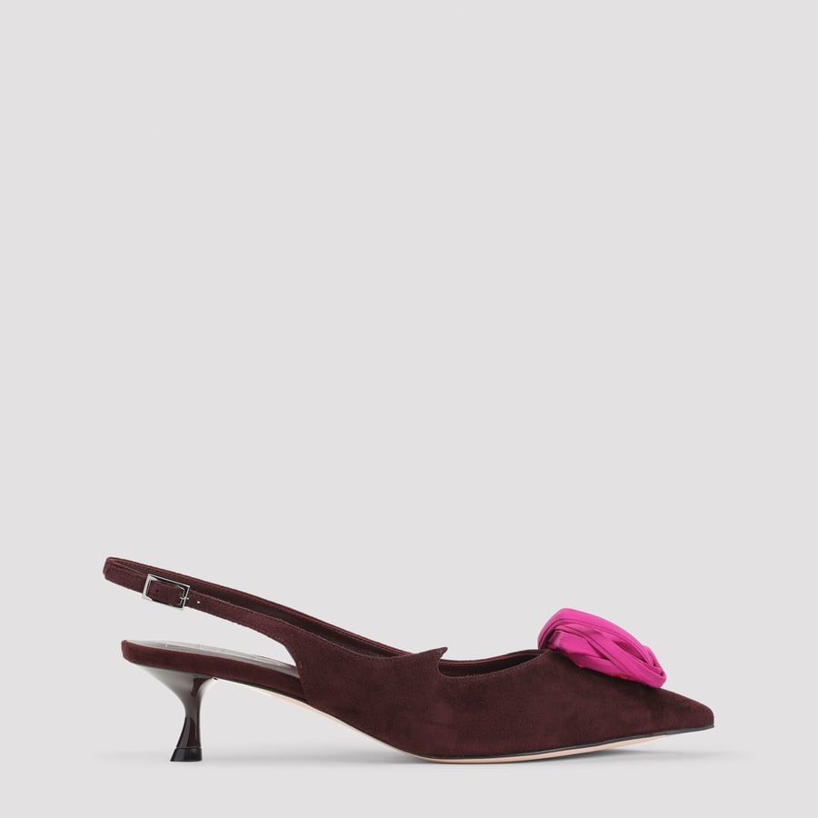 Roger Vivier Roger Vivier Suede Slingback