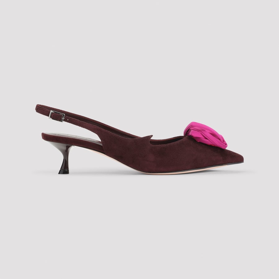Roger Vivier Roger Vivier Suede Slingback, view 3
