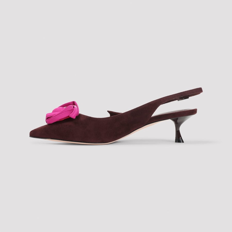 Roger Vivier Roger Vivier Suede Slingback, view 4
