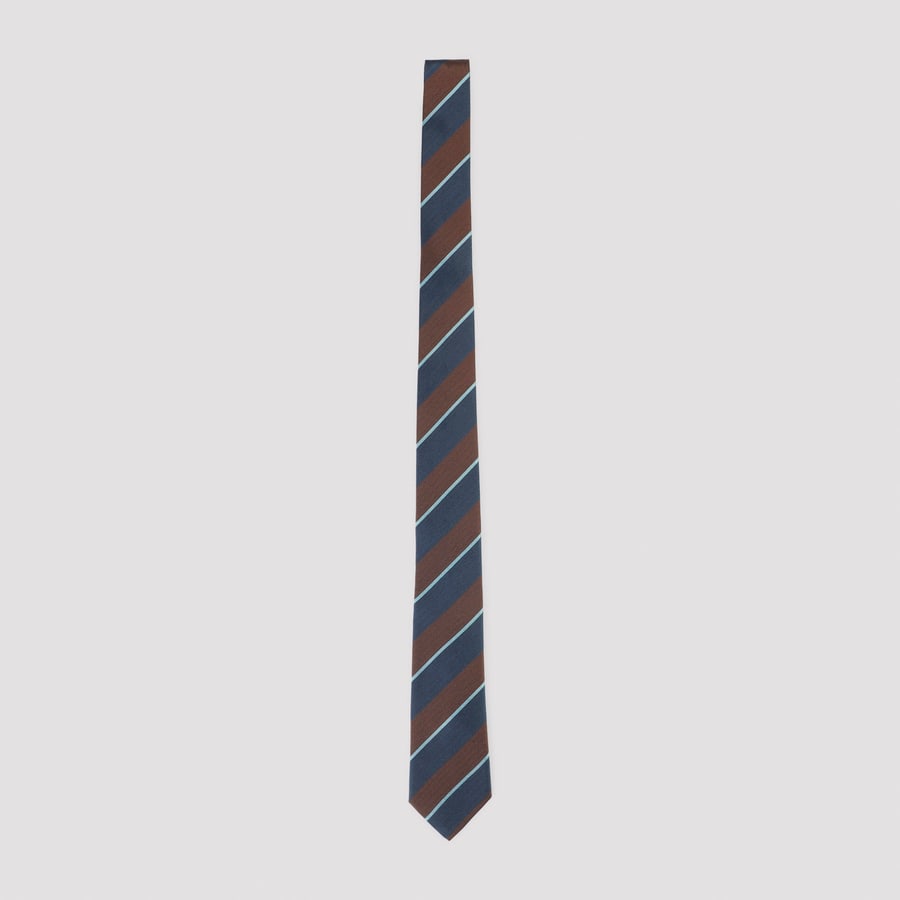PAUL SMITH Paul Smith Striped Silk Tie, view 3