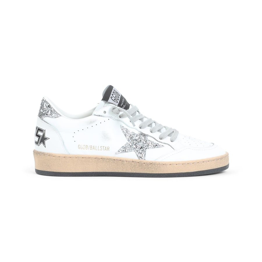 Golden Goose Golden Goose Leather Ballstar Sneakers, view 2