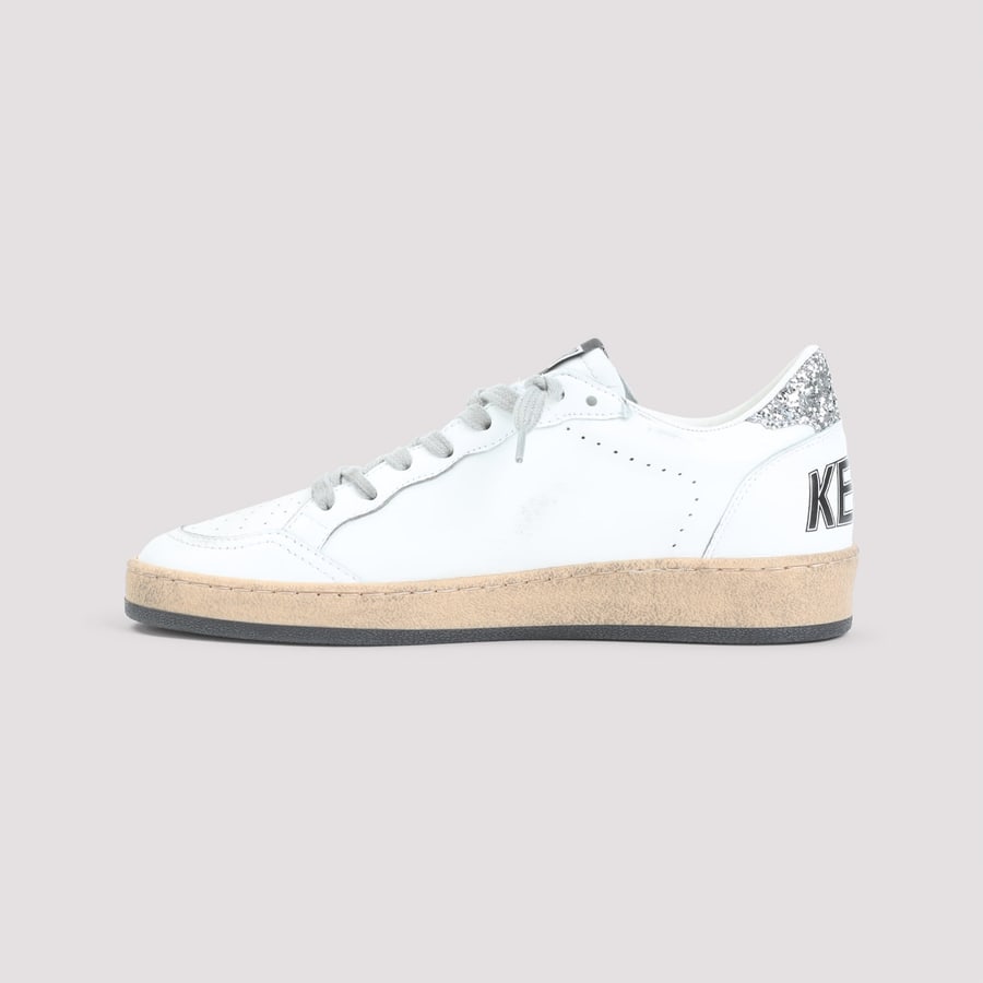 Golden Goose Golden Goose Leather Ballstar Sneakers, view 4