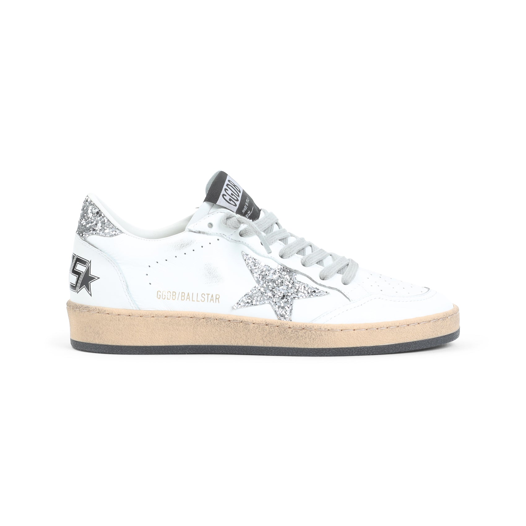 Golden Goose Golden Goose Leather Ballstar Sneakers, view 2