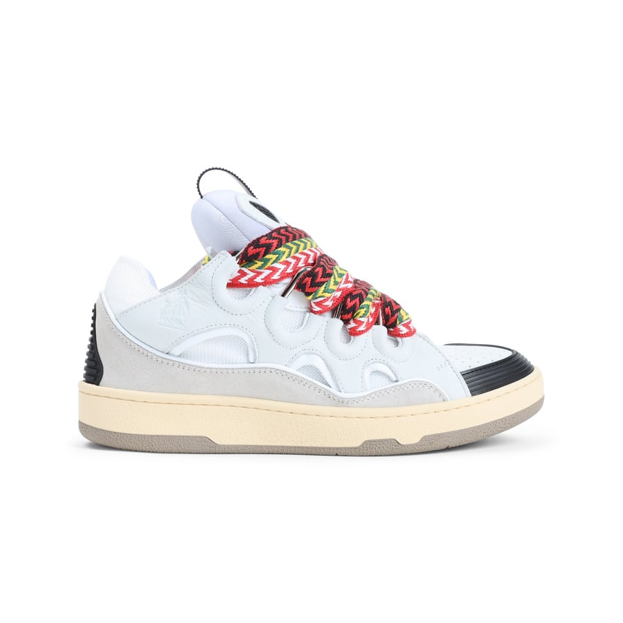 LANVIN Lanvin Leather Curb Sneakers, view 2