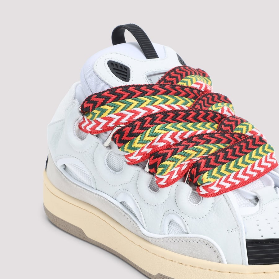 LANVIN Lanvin Leather Curb Sneakers, view 6