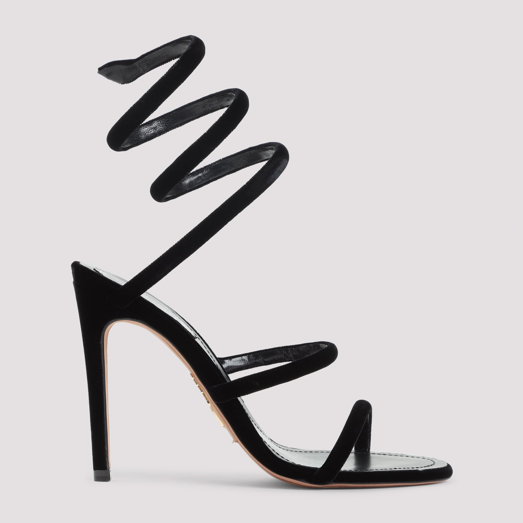 RENE' CAOVILLA René Caovilla Velvet Snake Sandals