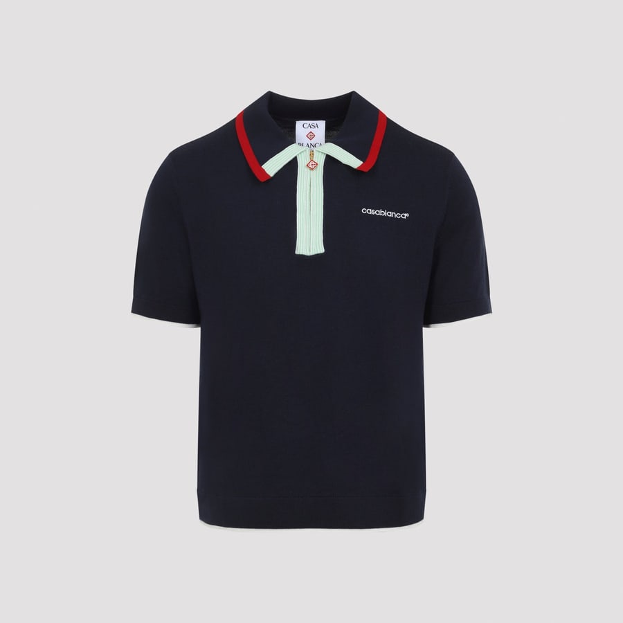 CASABLANCA Casablanca Knitted Track Polo