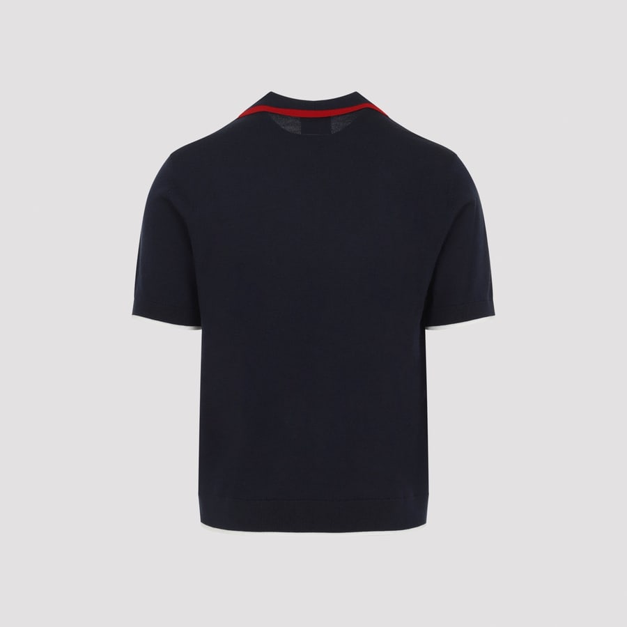 CASABLANCA Casablanca Knitted Track Polo, view 4