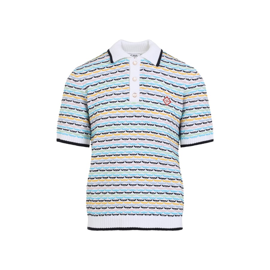 CASABLANCA Casablanca Knitted Polo, view 2
