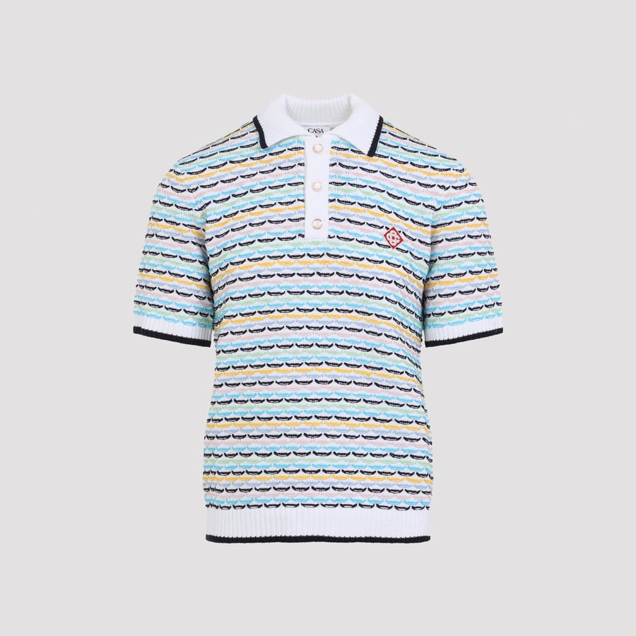 CASABLANCA Casablanca Knitted Polo, view 3