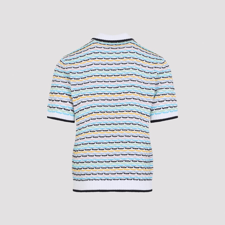 CASABLANCA Casablanca Knitted Polo, view 4