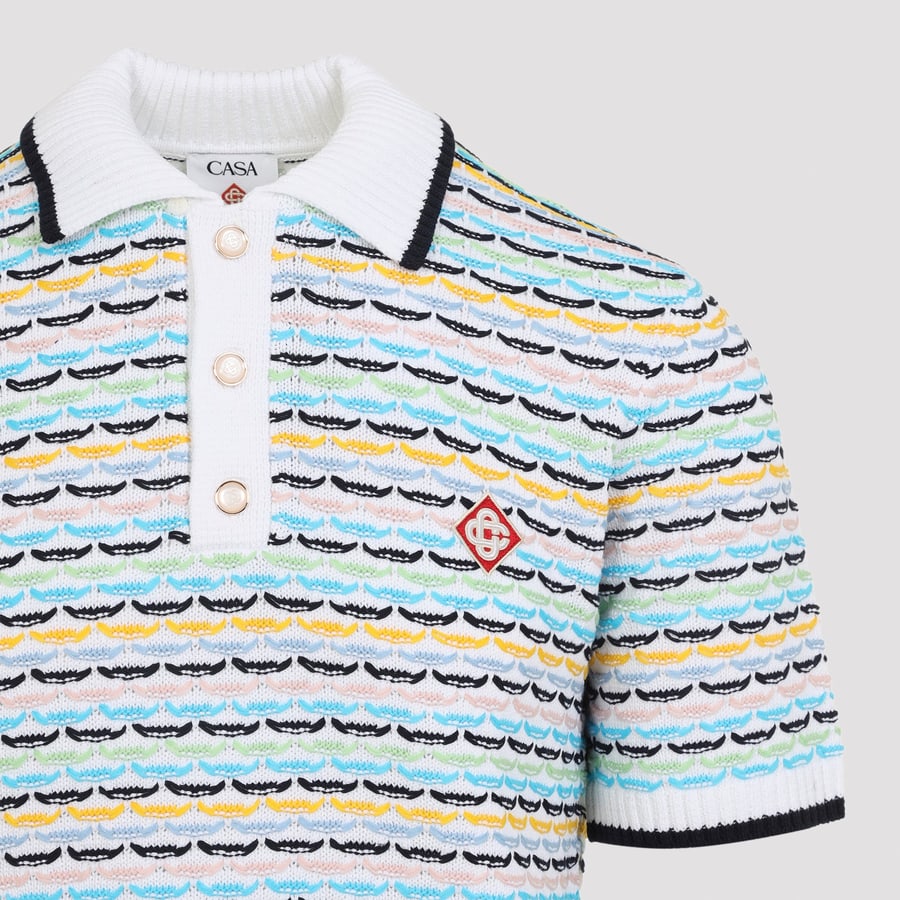 CASABLANCA Casablanca Knitted Polo, view 5