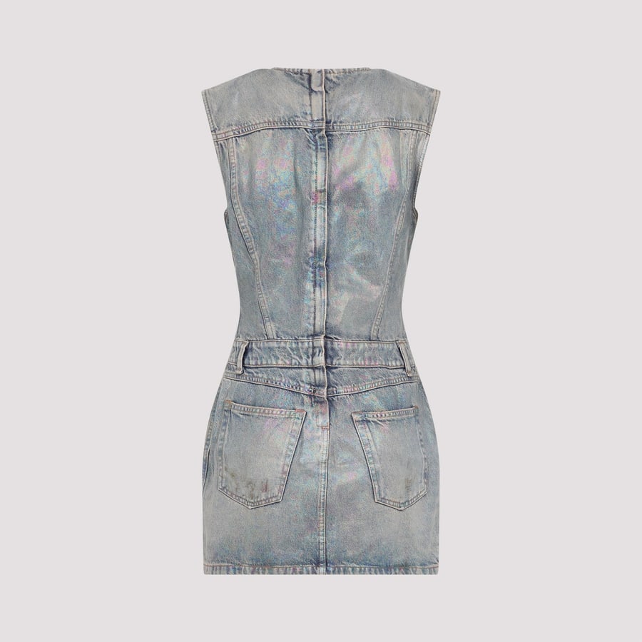 ACNE STUDIOS Acne Studios Mini Dress Denim, view 4