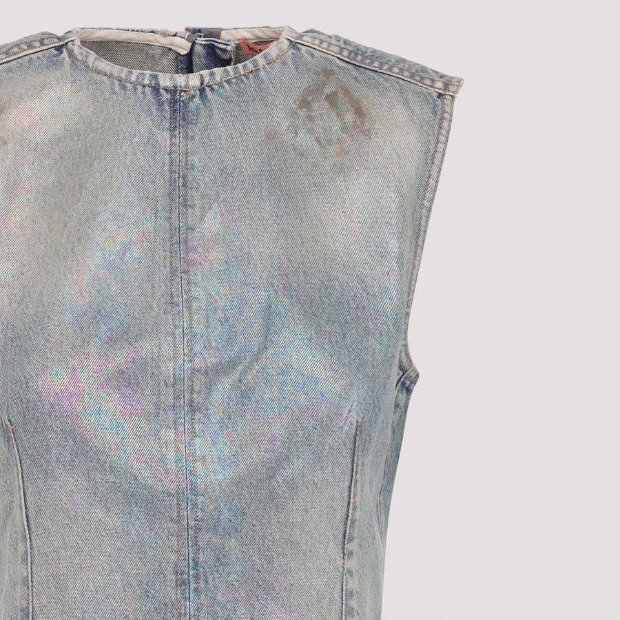 ACNE STUDIOS Acne Studios Mini Dress Denim, view 5