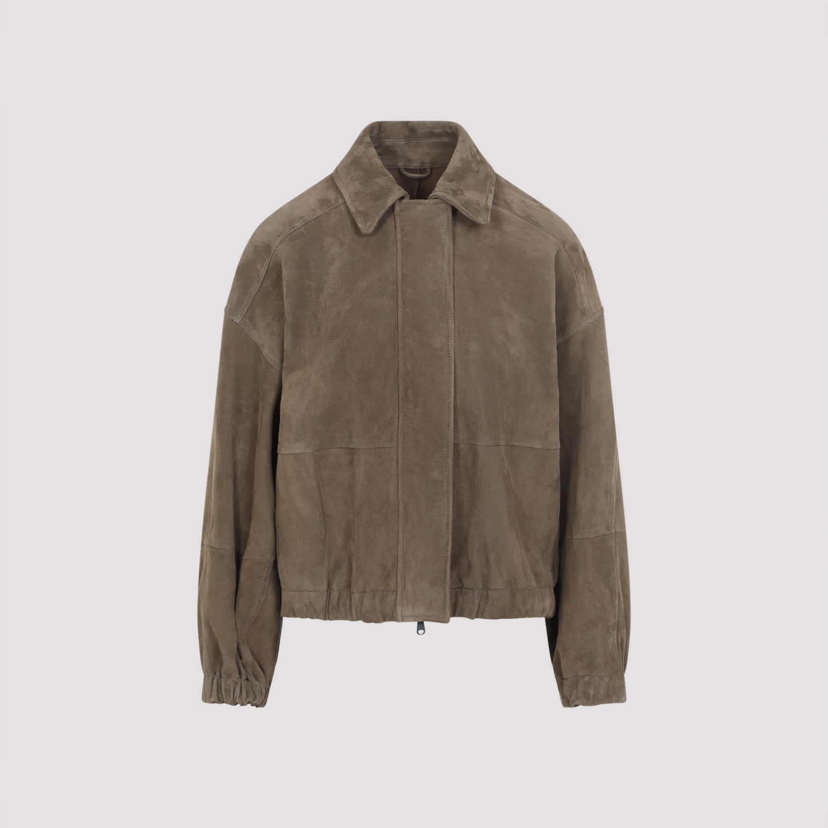 Brunello Cucinelli Brunello Cucinelli Suede Leather Jacket