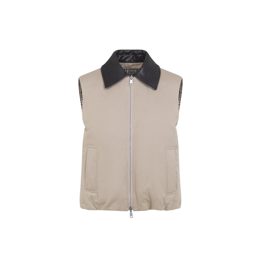 Brunello Cucinelli Brunello Cucinelli Padded Reversible Vest, view 2