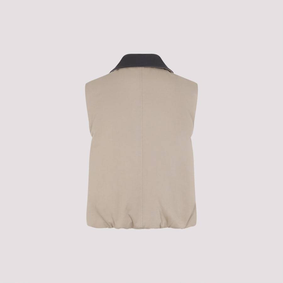 Brunello Cucinelli Brunello Cucinelli Padded Reversible Vest, view 4