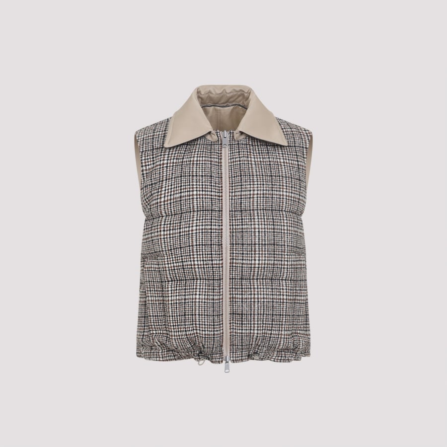 Brunello Cucinelli Brunello Cucinelli Padded Reversible Vest, view 5
