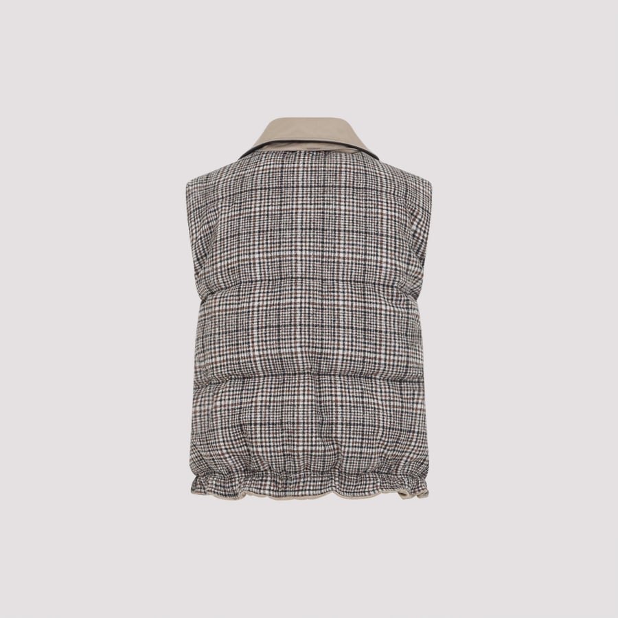 Brunello Cucinelli Brunello Cucinelli Padded Reversible Vest, view 6