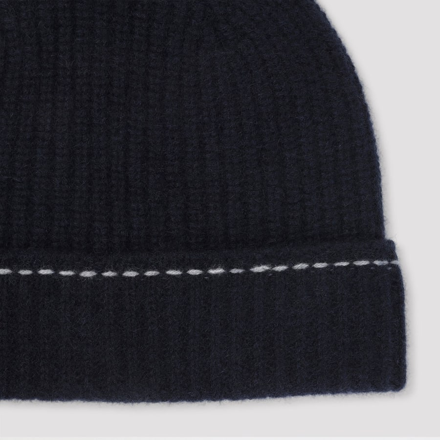 KITON Kiton Rib-knit Beanie, view 4