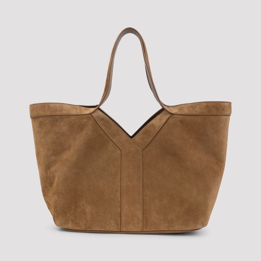 Saint Laurent Saint Laurent Suede Small Y Tote Bag, view 4