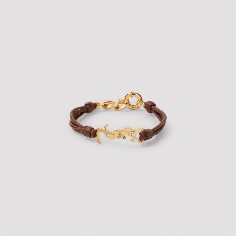 Saint Laurent Saint Laurent Multi-strand Cassandre Bracelet, view 3