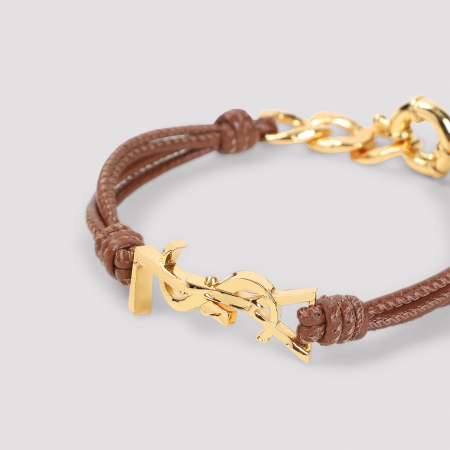 Saint Laurent Saint Laurent Multi-strand Cassandre Bracelet, view 4