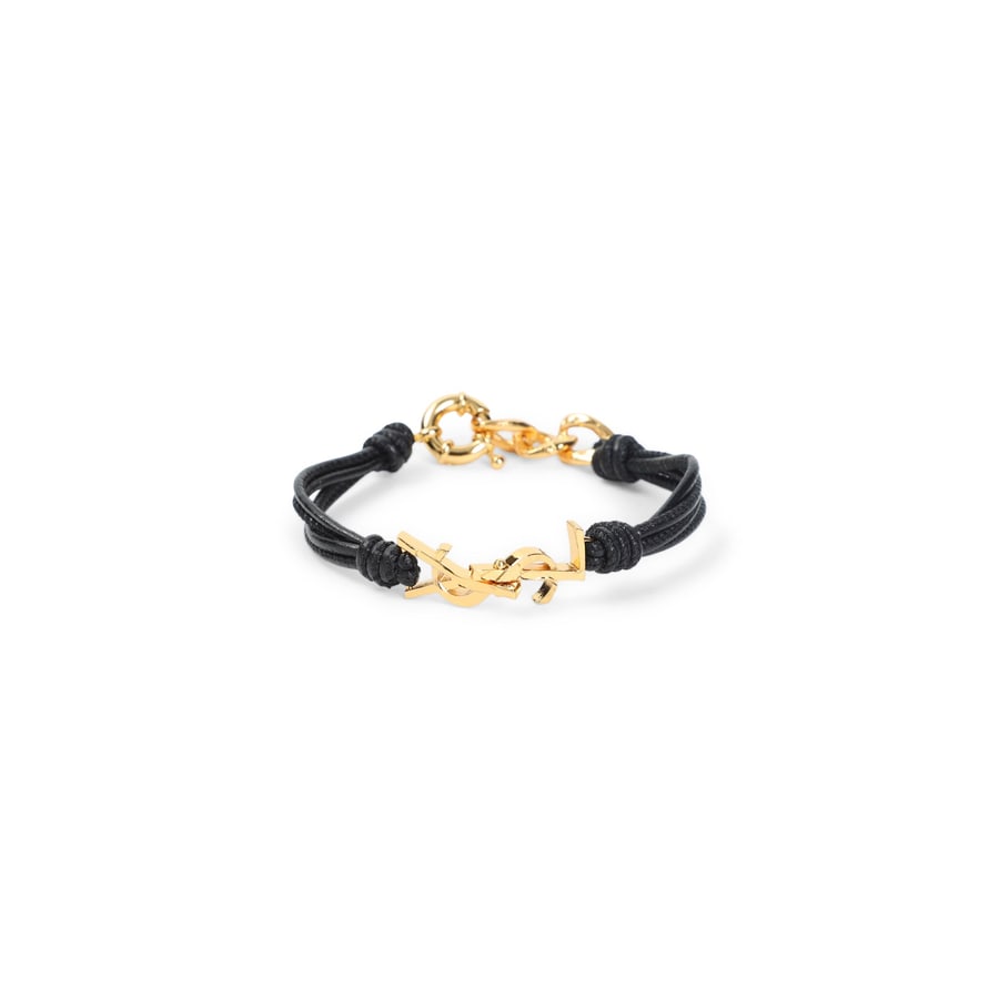 Saint Laurent Saint Laurent Multi-strand Cassandre Bracelet, view 2