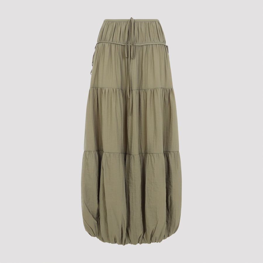 CO CO Soft Gathered Bubble Midi Skirt