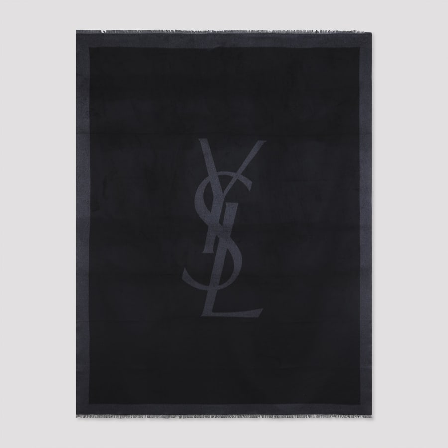 Saint Laurent Saint Laurent Silk Scarf, view 3