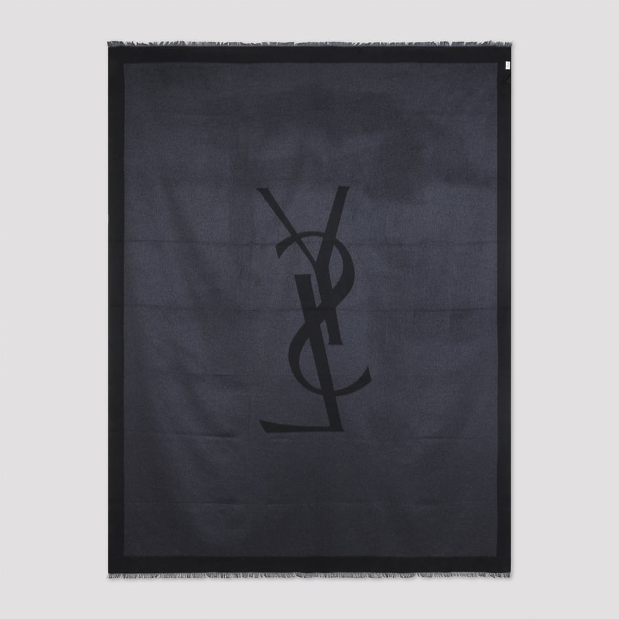 Saint Laurent Saint Laurent Silk Scarf, view 4