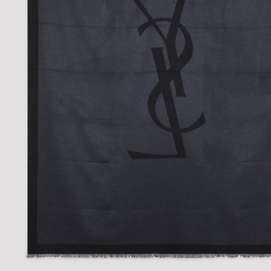Saint Laurent Saint Laurent Silk Scarf, view 6