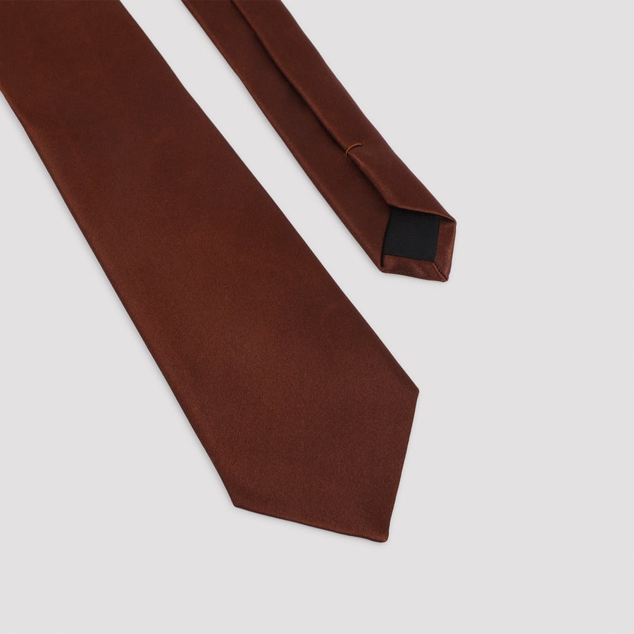 Saint Laurent Saint Laurent Silk Tie, view 4