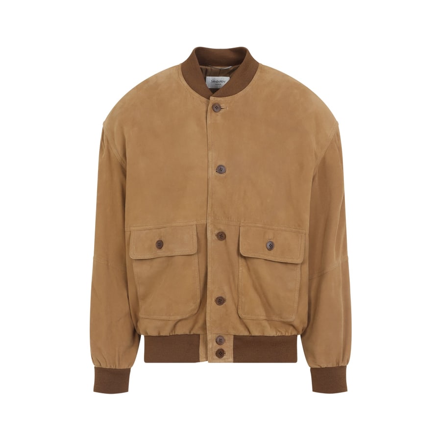 Saint Laurent Saint Laurent Suede jacket, view 2