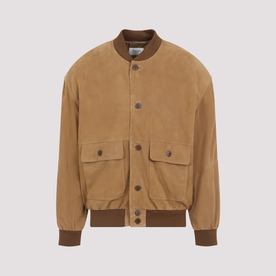 Saint Laurent Saint Laurent Suede jacket, view 3