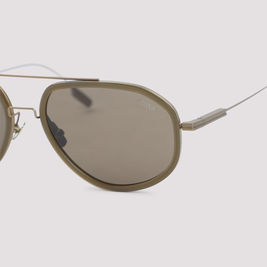 ZEGNA EYEWEAR Zegna Eyewear Metal Sunglasses, view 5