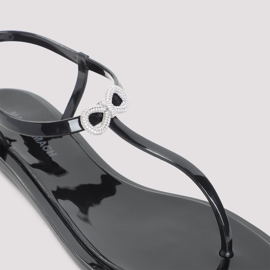 MACH & MACH Mach & Mach Double Bow Sandals, view 6