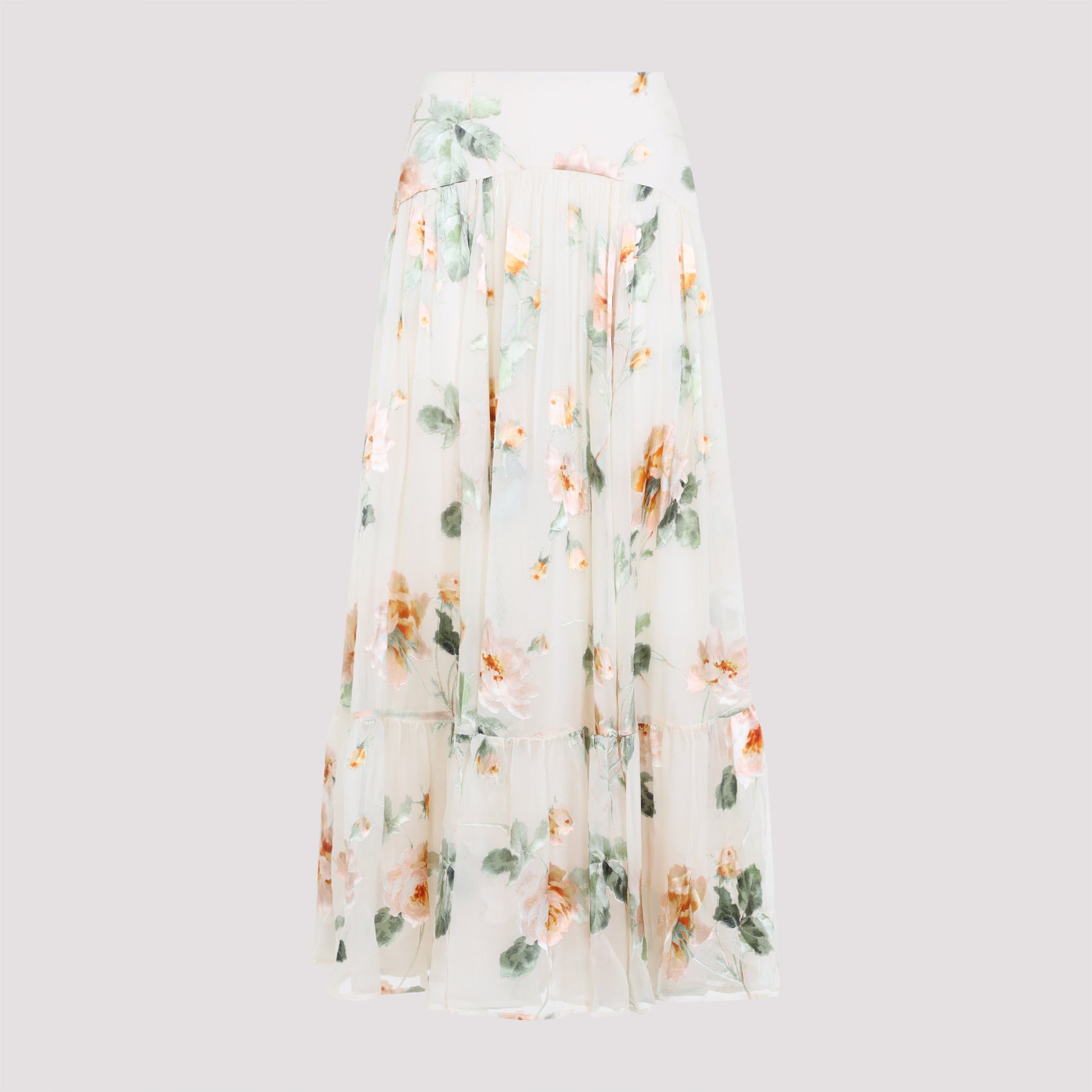 Zimmermann Zimmermann Carousel Burnout Midi Skirt