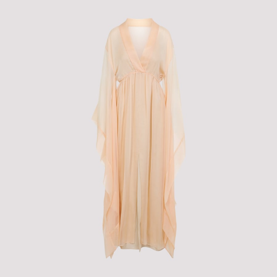 ALBERTA FERRETTI Alberta Ferretti Chiffon Long Dress, view 3