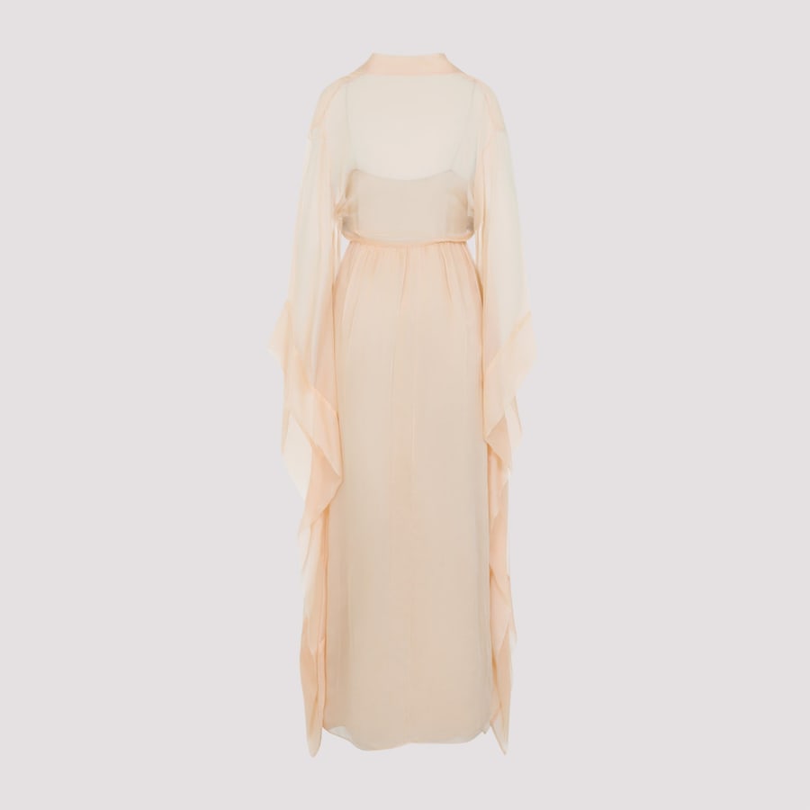 ALBERTA FERRETTI Alberta Ferretti Chiffon Long Dress, view 4