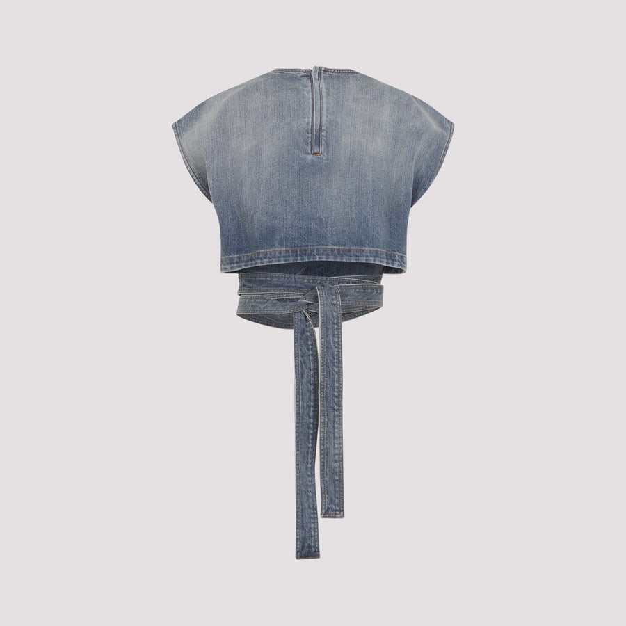 Alaïa Alaïa Belted Top, view 4
