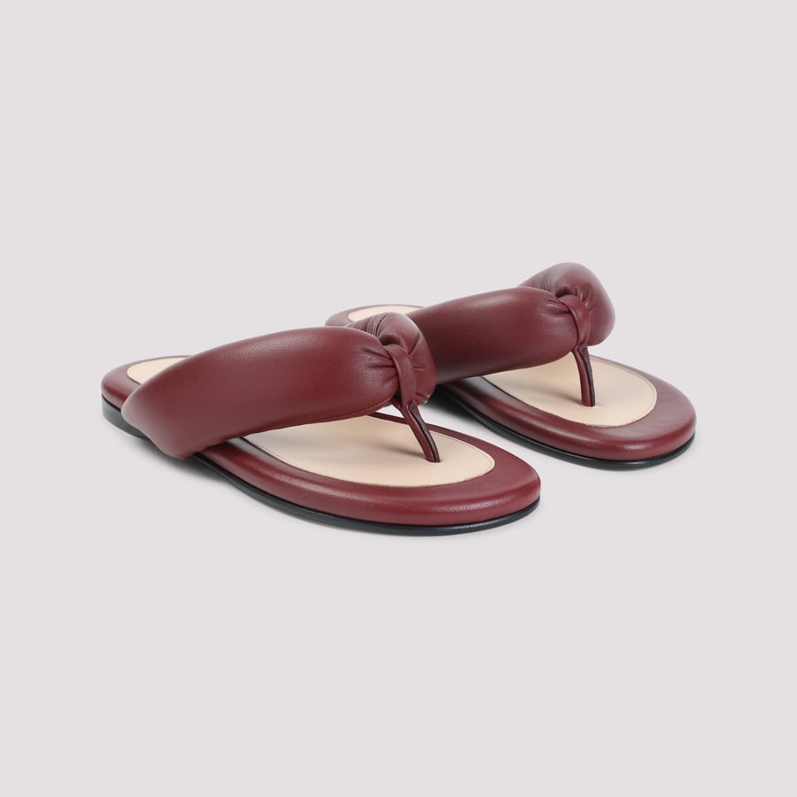 CARVEN Carven Leather Sandals, view 5