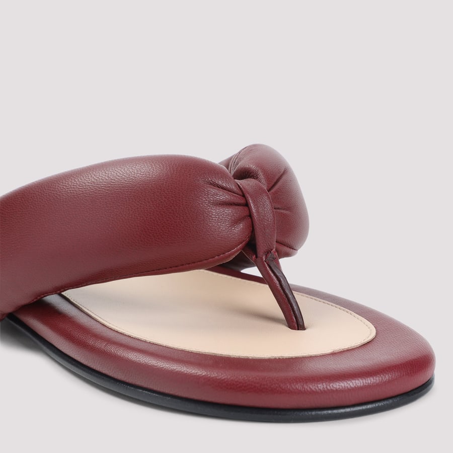 CARVEN Carven Leather Sandals, view 6
