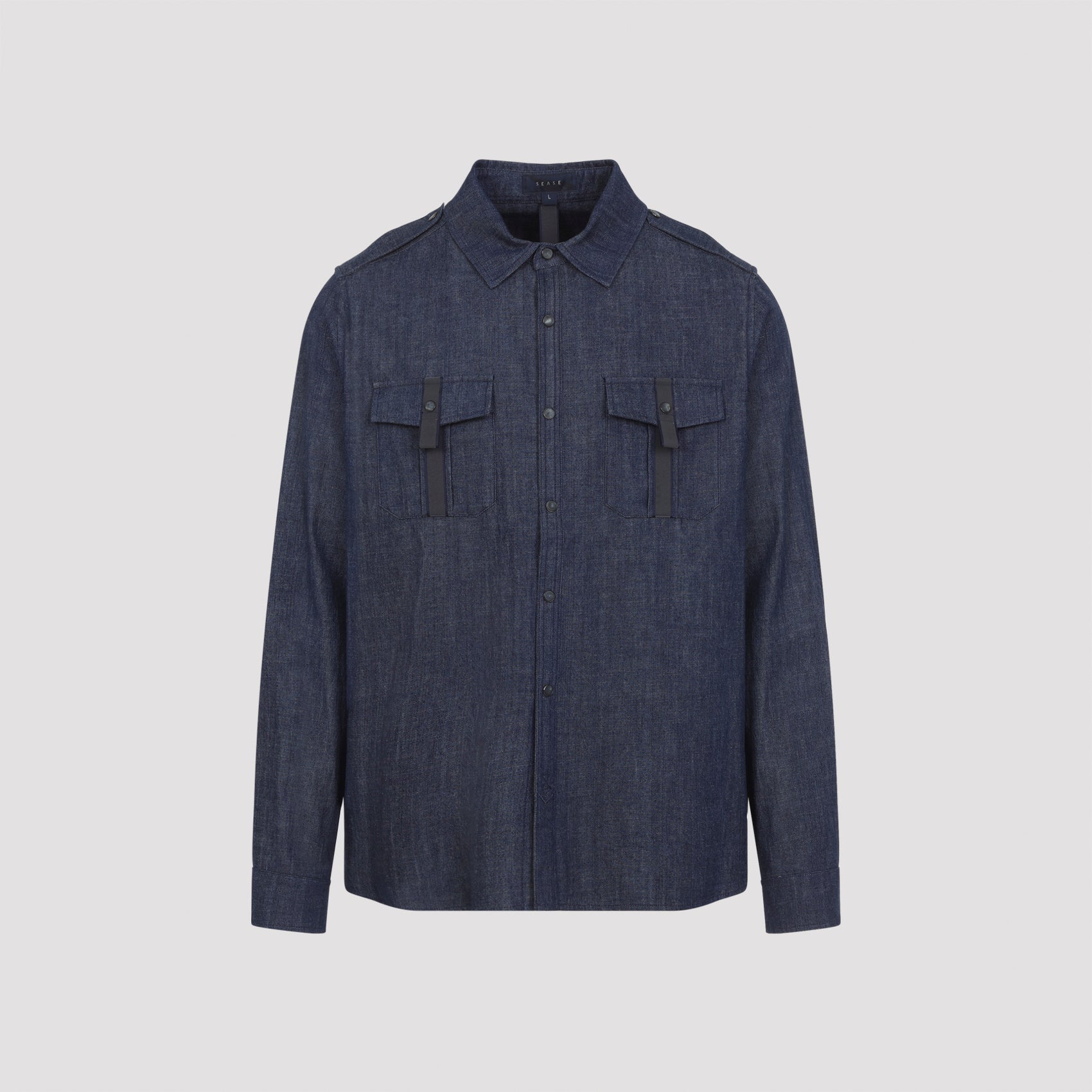 SEASE Sease Cotton Denim Overshirt